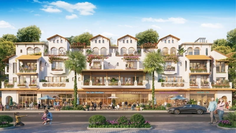 Phân khu chính của khu đô thị Sun Casa