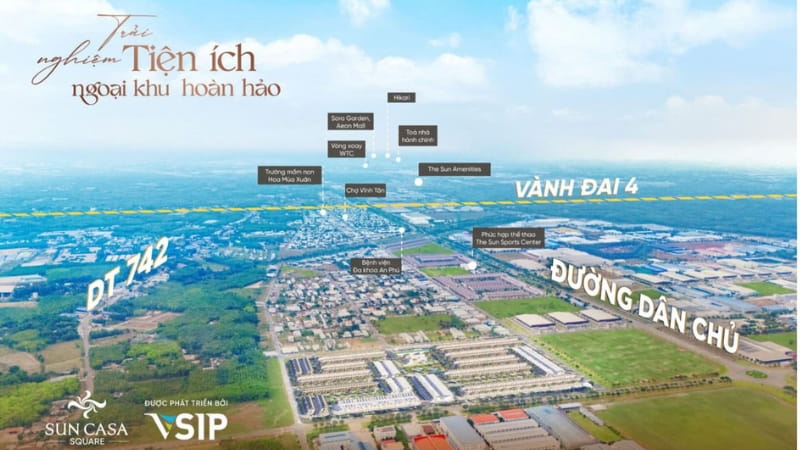Vị trí khu đô thị Sun Casa